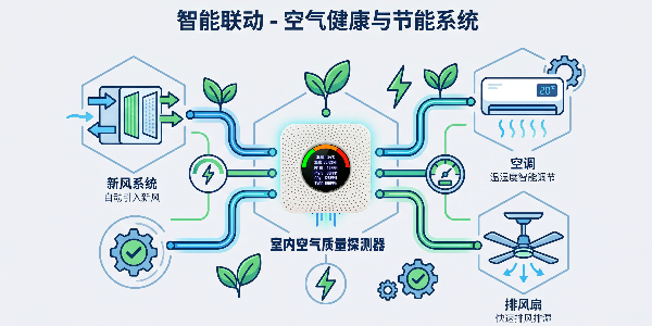 <i style='color:red'>空气质量在线监测</i>系统如何联动通风设备