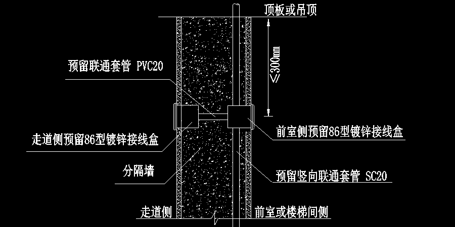 前室、楼梯间压力(压差)传感器安装图解